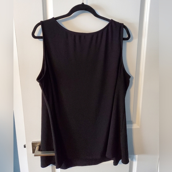 Laura Plus Black Sleeveless Blouse - Picture 1 of 3